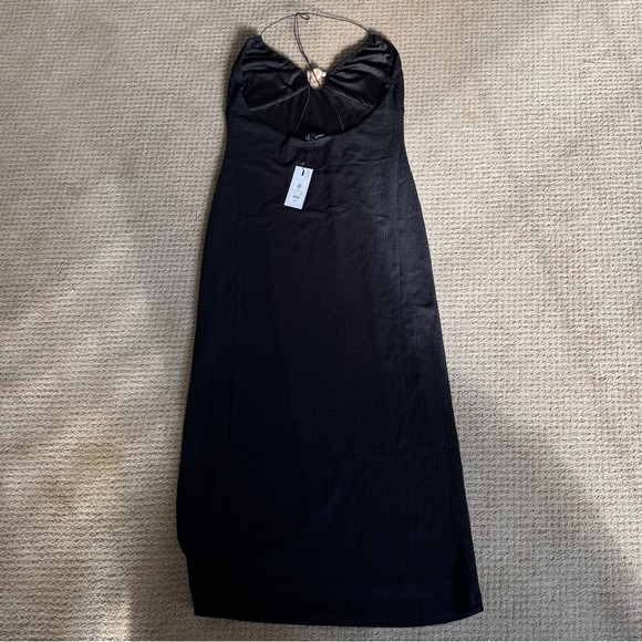 Black Beach Dress with Stone Detail - Picture 5 of 6